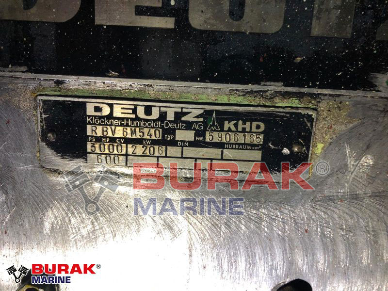 Deutz 6m540 Diesel Engine Deutz Rbv 6m540 Engine And Spare Parts