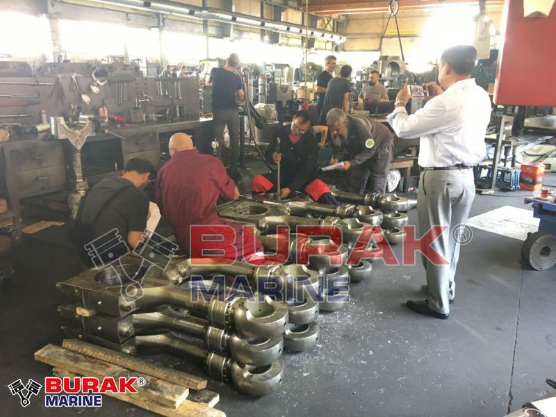 MAK 32C CONNECTING ROD SHIPMENT 