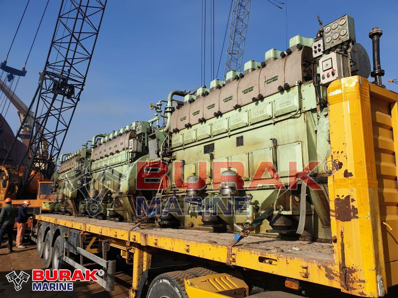 MAN B&W 7L23/30 Diesel Engine and Spare Parts From Stock For