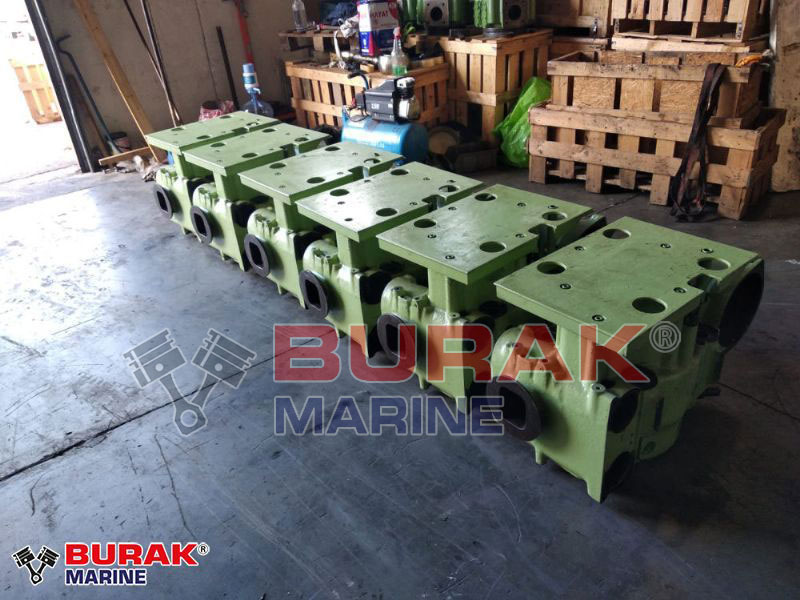 MAN B&W 27/38 Cylinder Head and Spare Parts From Stock For Sale