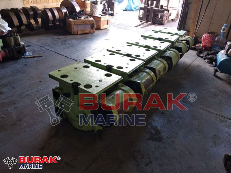 MAN B&W 27/38 Cylinder Head and Spare Parts From Stock For Sale