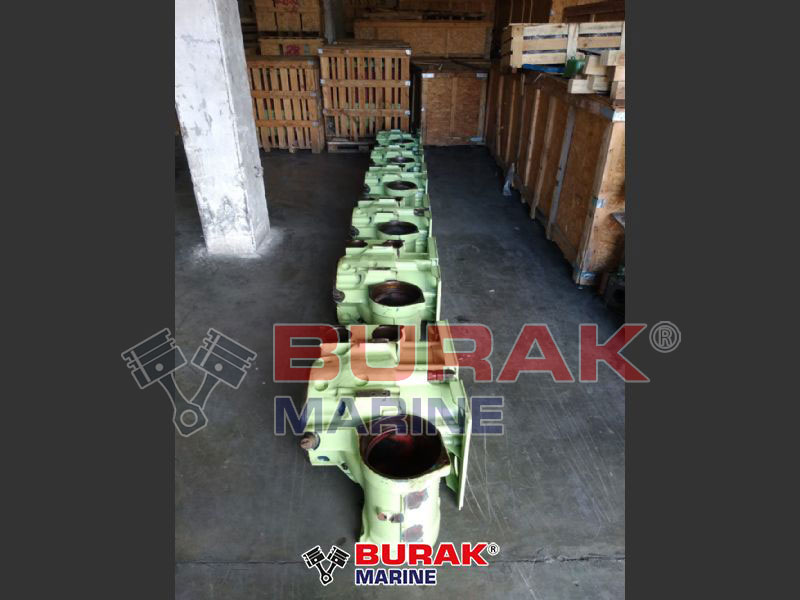 MAN B&W 27/38 Cylinder Head and Spare Parts From Stock For Sale