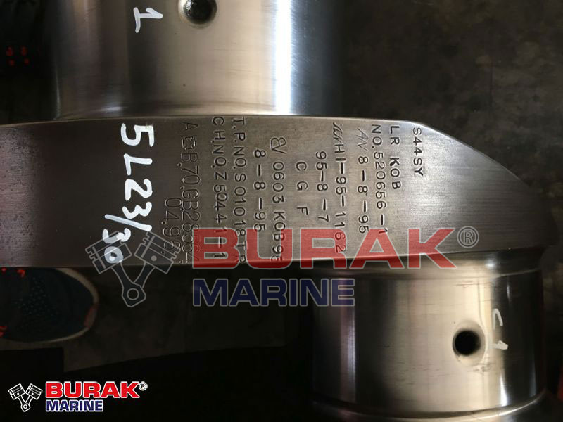 MAN B&W 5L23/30H CRANKSHAFT