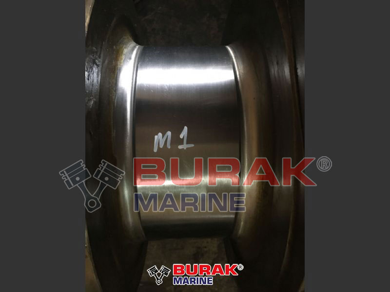 MAN B&W 7L27/38 Crankshaft and Spare Parts From Stock For Sale