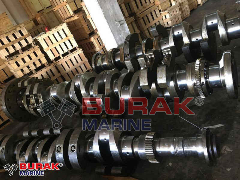 MAN B&W 7L27/38 Crankshaft and Spare Parts From Stock For Sale